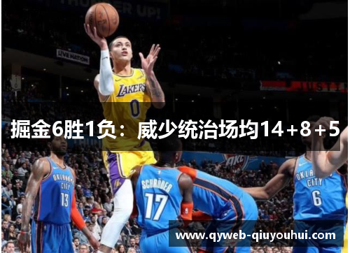 掘金6胜1负：威少统治场均14+8+5